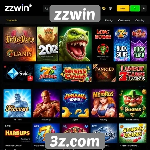 Estudo sobre a diversidade de jogos oferecidos no zzwin